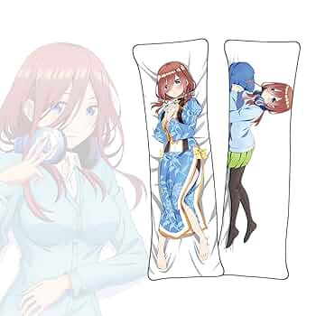 中野三玖調 クッションカバー タペストリー ナチュラル 大迫力版 新品未開封 Amazon｜五等分の花嫁 中野 五月 中野 四葉 中野 三玖 抱き枕